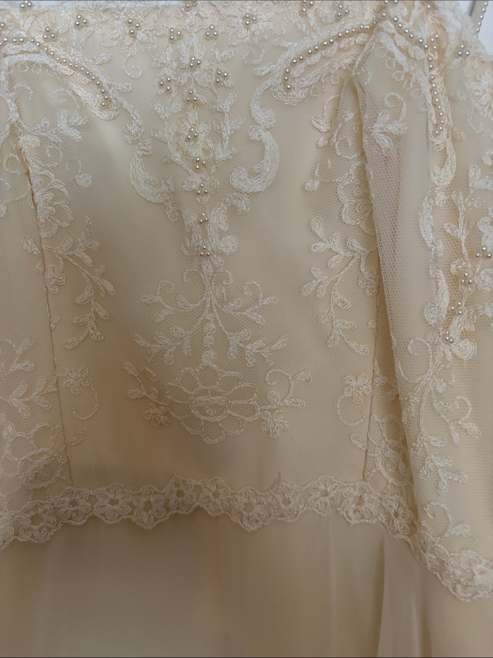 Vintage Bianchi Wedding gown, size 10 - Picture 2 of 9